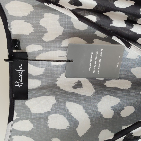 Hanifa Alia Maxi Black White Dress Size XL Sold Out - Picture 4 of 13